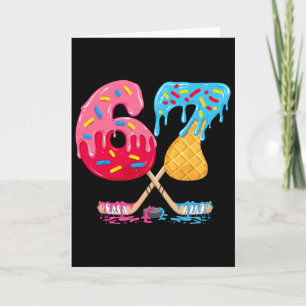 Hockey Six Seven Drip 67 Ice Hockey Meme Hockey Pl Card