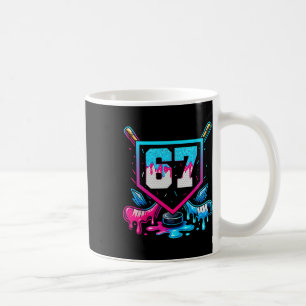 Hockey Six Seven Ice Cream Drip 67 Meme Coffee Mug