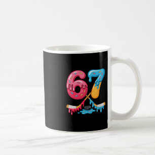 Hockey Six Seven Ice Cream Drip Coffee Mug