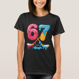 Hockey Six Seven Ice Cream Drip T-Shirt