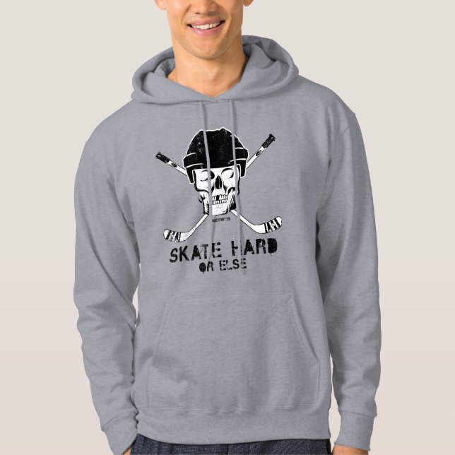 Hockey Skull Hoodie (Front)