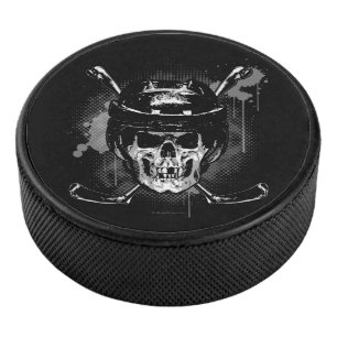 Hockey Skull Puck