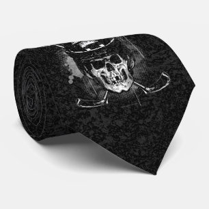 Hockey Skull Tie