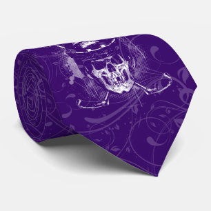 Hockey Skull Tie