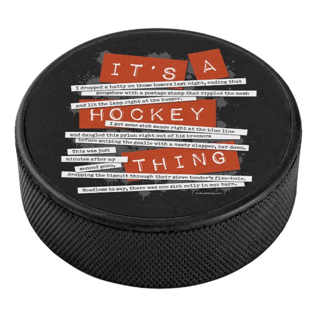 Hockey Slang Puck (3/4)