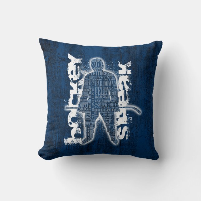 Hockey Speak Cushion (Front)