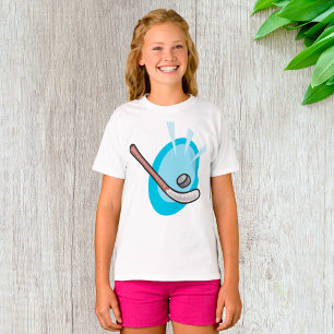 Hockey Sport Stick And Puck T-Shirt