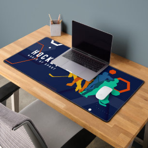 Hockey Sports Adult T-Shirt Desk Mat