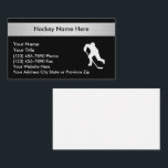 Hockey Sports  Business Cards<br><div class="desc">Hockey business cards with stylish modern design and great text layout you can customise online. Best business cards for themes related to hockey,  team sports,  ice hockey,  or sporting.</div>