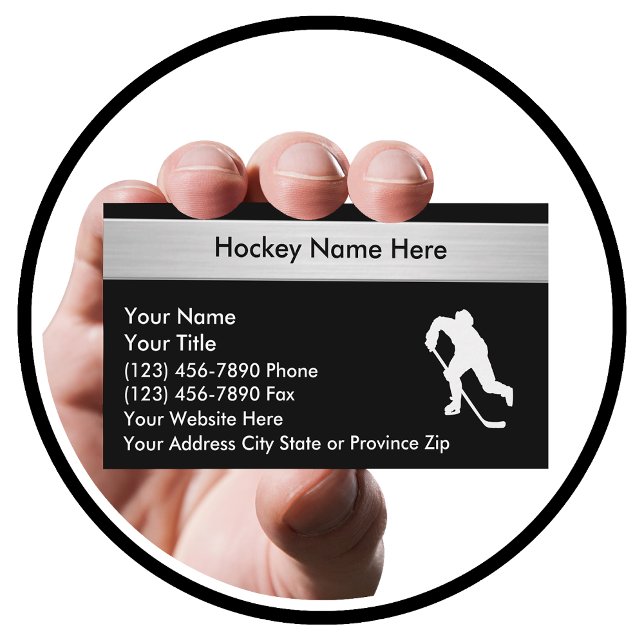 Hockey Sports  Business Cards (Creator Uploaded)