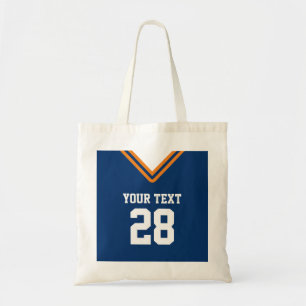 Hockey sports jersey number kid's Birthday party Tote Bag
