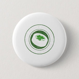 Hockey St. Patrick's Day - Lucky Puck With Shamroc 6 Cm Round Badge