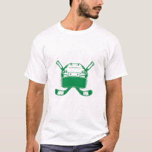 Hockey St Patricks Day Shamrock Hockey Lover Irish T-Shirt