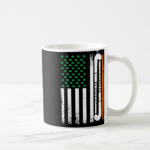 Hockey St Patricks Day Shirts Women Patriot Americ Coffee Mug