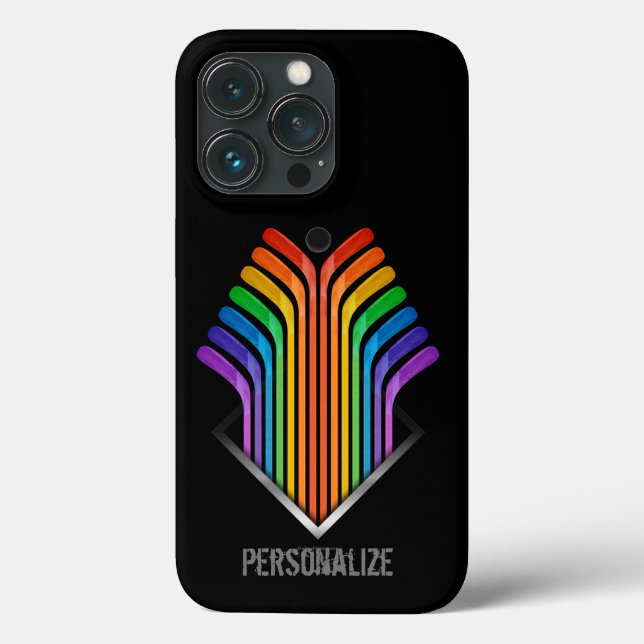 Hockey Stick Spectrum Case-Mate iPhone Case (Back)