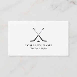 Hockey Sticks Hockey Player Business Card