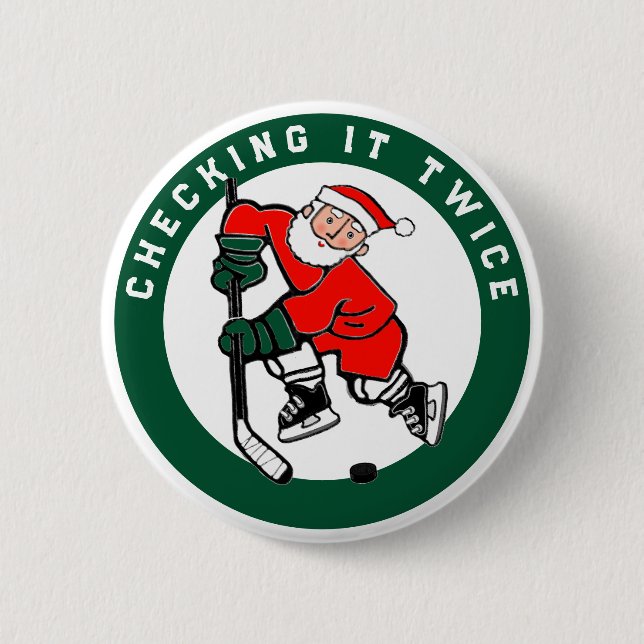 Hockey Stocking Stuffers Button (Front)