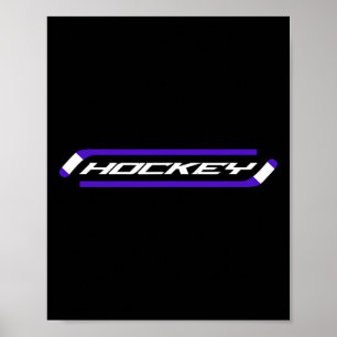 Hockey - Stylish - Simple - Hockey Playerfan _1 Poster