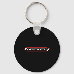 Hockey - Stylish - Simple - Hockey Playerfan Key Ring