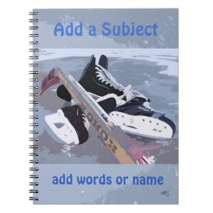 Hockey Subject Notebook
