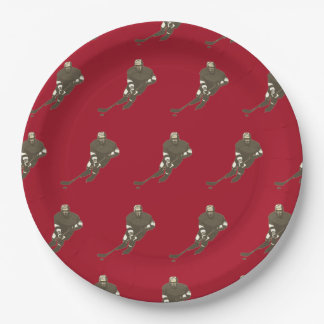 Hockey Team Paper Plates