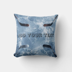 Hockey themed Pillow – Personalised Your Text
