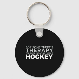Hockey Therapy  Key Ring