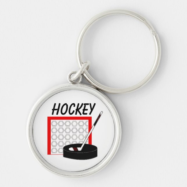 Hockey Time Key Ring (Front)