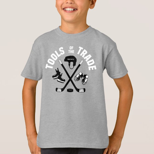 Hockey Tools of the Trade Youth T-Shirt (Front)