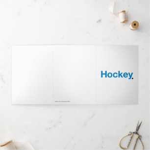 Hockey Tri-Fold Card