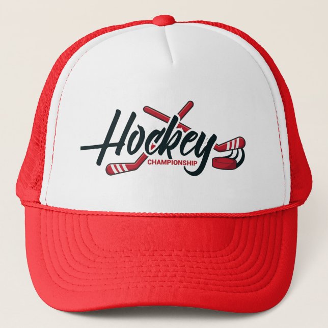 Hockey Trucker Hat (Front)