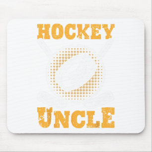 Hockey Uncle Family Sports Coach Player Father's D Mouse Pad