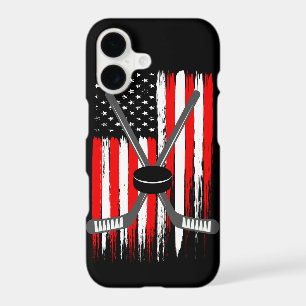 Hockey USA Flag phone case Team player gift