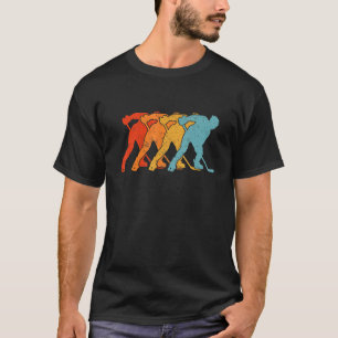 Hockey  Vintage Retro Hockey Goalie Hockey Player T-Shirt
