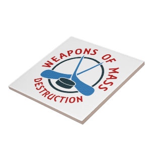 Hockey Weapons of Mass Destruction Tile