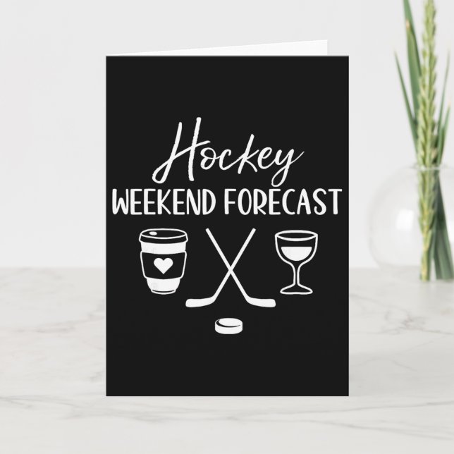 Hockey Weekend Forecast  Card (Front)