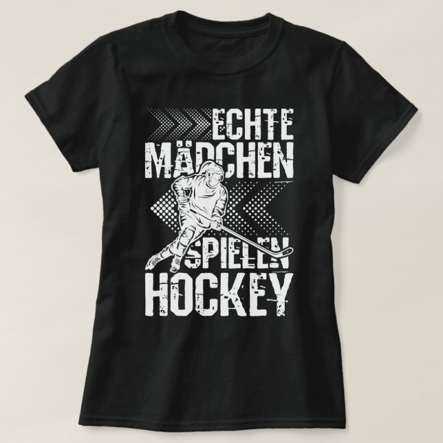 Hockey Women Ice Hockey Funny Gift Essential T Shi T-Shirt (Design Front)