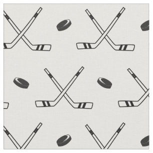 Hockey x in black and white fabric