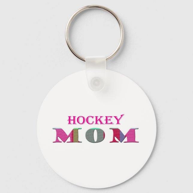 HockeyMom Key Ring (Front)