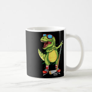 Hockeysaurus Dinosaur Ice Hockey Trex Kids Boys Ic Coffee Mug