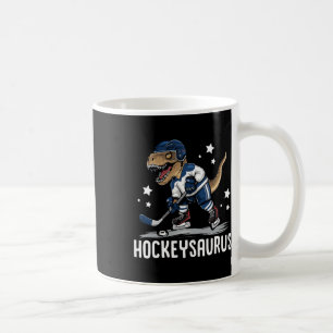 Hockeysaurus Funny Dinosaur Hockey Kids Hockey Boy Coffee Mug