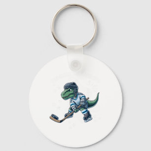 Hockeysaurus Funnydinosaur Hockey Kids Hockey Boy Key Ring