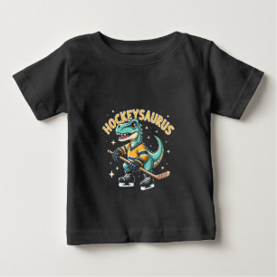 Hockeysaurus Ice Hockey Dinosaur Lovers  Baby T-Shirt