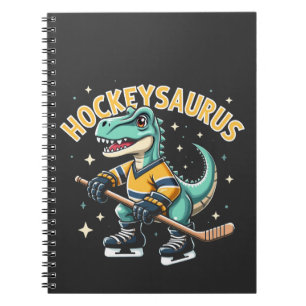 Hockeysaurus Ice Hockey Dinosaur Lovers Notebook