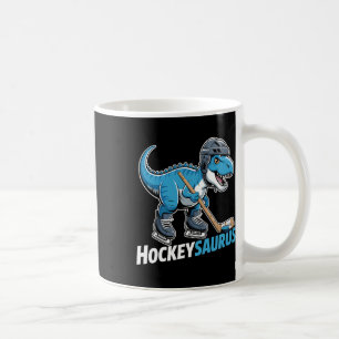 Hockeysaurus Ice Hockey Player Dinosaur T-rex Dino Coffee Mug