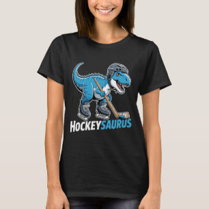 Hockeysaurus Ice Hockey Player Dinosaur T-Rex Dino T-Shirt