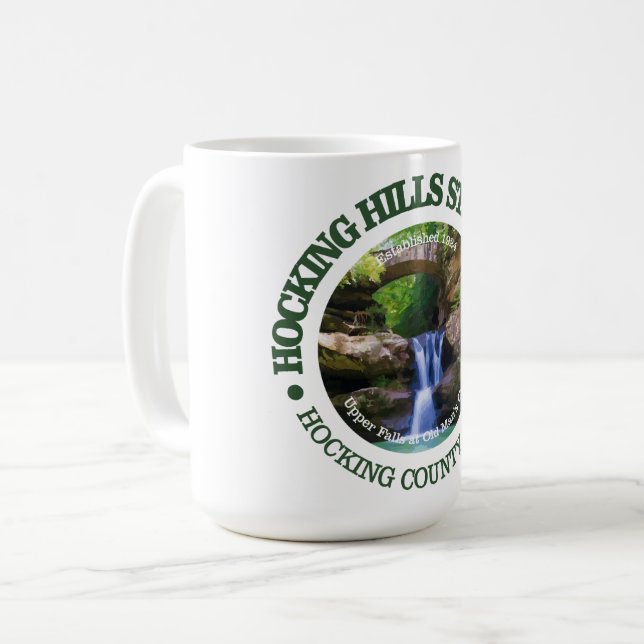 Hocking Hills State Park Coffee Mug (Front Left)