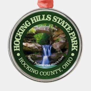 Hocking Hills State Park Metal Ornament