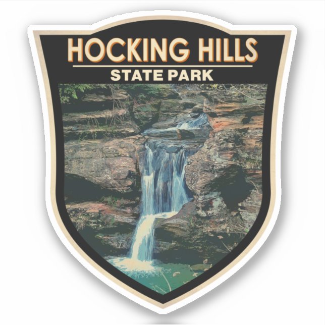 Hocking Hills State Park Ohio Art (Front)