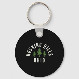 Hocking Hills State Park Ohio Souvenir Hiking  Key Ring
